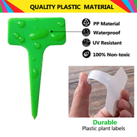 Étiquettes en plastique pour plantes, marqueurs de jardin, étiquettes de Type T, étiquettes de nom en plastique pour plantes vertes, vente en gros