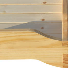 Venta al por mayor Bebé Cama de pino de madera Siesta Cama de bebé de la tarde Pata cuadrada Cama plegable - Product Image 4