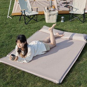 Materasso ad aria gonfiabile automatico in tessuto Oxford per 1-2 persone, design moderno pieghevole, resistente all'umidità, portatile per esterni - Product Image 5