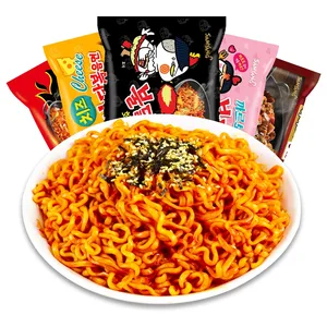 Factory Prijs Koreaanse Instant Noodle Voedsel Hot Kip Pittige Smaak Geroosterde