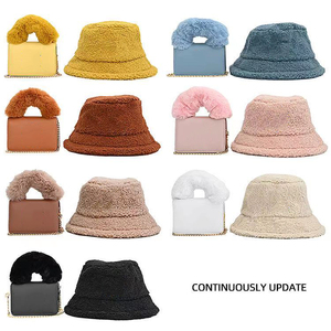 Ensemble de sacs à main <span class=keywords><strong>en</strong></span> PU pour femmes, sacoches de luxe, de marque tendance, chapeau et bourses, nouvelle collection - Product Image 1