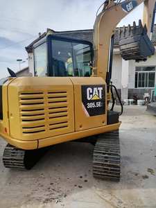 Mini-excavatrice Caterpillar 305.5 d'occasion de 5 tonnes, modèle 2023, capacité de la benne de 0,25 m, pompe à moteur pour travaux de construction - En stock - Product Image 3