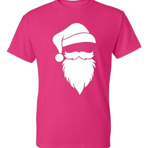 Camiseta Navideña para Hombre, Diseño Gráfico de Alta Calidad con la Cara de Santa Claus, Fabricantes de Ropa Personalizada - Product Image 1
