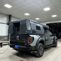 Tente de toit souple escamotable pour camping en plein air, compatible avec les pick-up Ford F150 Ranger Tacoma Hilux