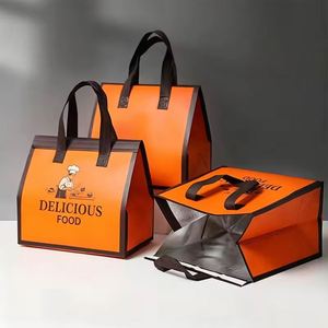 Bolsa Térmica Ecológica para Llevar Comida, Impermeable, Aislada, para Entrega de Alimentos, Picnic, Camping, con Logotipo Personalizado - Product Image 3