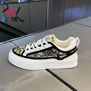 Chaussures pour hommes, sport et décontractées, en toile imprimée respirante, nouveautés de l'été - Product Image 4