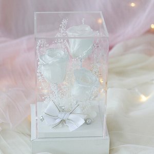 Usine En Gros Acrylique Boîte <span class=keywords><strong>Cadeau</strong></span> Préservé Rose Fleurs Luxueux Saint Valentin <span class=keywords><strong>Cadeau</strong></span> De Noce Faveurs <span class=keywords><strong>Cadeau</strong></span> D'<span class=keywords><strong>anniversaire</strong></span> - Product Image 6
