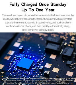 智能家居近视觉运动检测1080P迷你Wifi摄像头电池待机室内迷你家庭安全摄像头 - Product Image 2