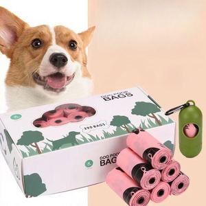 Sac à déchets pour animaux de compagnie rose à motif personnalisé, écologique, biodégradable et compostable, sac à déjections canines - Product Image 5