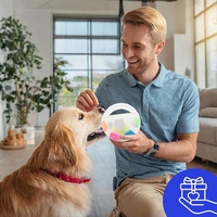 Nouveauté : Jouet de dressage pour chien en forme de balle |   Balle en caoutchouc souple avec couineur |   Idéal pour le jeu de rapport, la mastication et la natation
