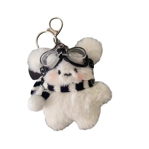 <span class=keywords><strong>Porte</strong></span>-clés en peluche chiot pilote mignon, pendentif créatif, breloque de sac Kawaii pour filles - Product Image 5