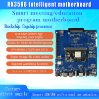 Rockchip Rk3588 ARM Arquitectura Android Placa base industrial Pantalla 8K Puerto Gigabit Ethernet Placa inteligente RK3588