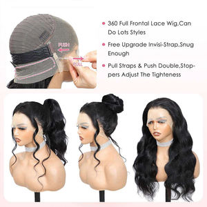 Prêt à porter <span class=keywords><strong>sans</strong></span> <span class=keywords><strong>colle</strong></span> 5x5 13X4 fermeture à lacet avant <span class=keywords><strong>perruque</strong></span> frontale <span class=keywords><strong>perruque</strong></span> cheveux bruts pré-plumé sangle invisible 360 perruques <span class=keywords><strong>sans</strong></span> <span class=keywords><strong>colle</strong></span> - Product Image 6