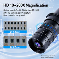 Microscope vidéo à mise au point automatique HDMI 1080P 60FPS, équipement d'inspection industrielle pour la réparation de PCB et la soudure SMD