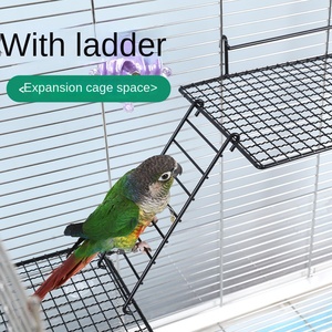 New Parrot Trạm Mạng Nền Tảng Tương Tác Phần Còn lại Trạm Giá Nhảy Nền Tảng Thang Leo Núi Đồ Chơi Thép Không Gỉ - Product Image 1