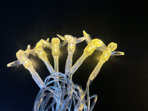 IP44 không thấm nước hoa anh đào Acrylic Led trang trí năng lượng mặt trời pha lê Hoa chuỗi ánh sáng cho trang trí sân vườn kỳ nghỉ - Product Image 5