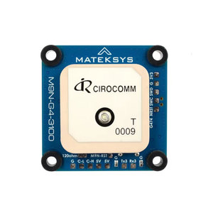 โมดูล GNSS Mateksys M9N-G4-3100 ชิปเซ็ต Ciocomm อินเทอร์เฟซ UART 5V สำหรับการถ่ายภาพทางอากาศ FPV - Product Image 1