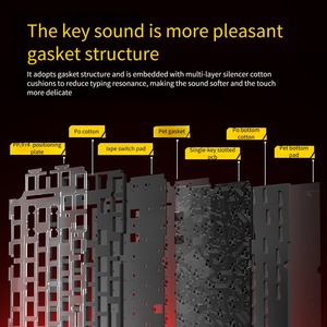 Bộ bàn phím chơi game cơ học LEOBOG Hi75C với núm xoay, khung nhôm, không dây, ba chế độ, cấu trúc hot-swap, đèn nền RGB - Product Image 5