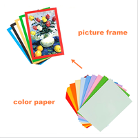 Papier couleur A4 120g de haute qualité pour l'emballage, l'impression, l'artisanat, les étiquettes suspendues et les cartes de table