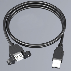 1m vít khó<span class=keywords><strong>a</strong></span> <span class=keywords><strong>USB</strong></span> 2.0 Bảng điều khiển gắn kết loại một Nam để loại một nữ cáp mở rộng - Product Image 2