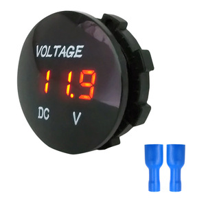โวลต์มิเตอร์ดีซี 0-30V จอแสดงผล LED เฟสเดียวสำหรับการทดสอบแรงดันไฟฟ้าของรถจักรยานยนต์รถยนต์เรือ - Product Image 4