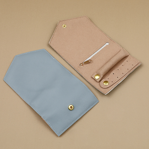 Fuyi New PU Portable Jewelry Bag for Rings Earrings Necklaces, and Bracelets; Multi-functional with Customizable Logo - Product Image 3