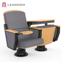 LEADDCOM L-A11 Chaises pliantes modernes durables à une seule jambe pour théâtres, salles de conférence et auditoriums ODM