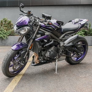 Xxun động cơ xe máy Spoiler bụng Pan thấp hơn bên bảng điều khiển cho chiến thắng đường phố Ba 765 <span class=keywords><strong>r</strong></span>/<span class=keywords><strong>RS</strong></span> 2023-2025 2023 2024 2025 - Product Image 3