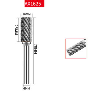 Fresa Rotante in Carburo Tipo A-F a Doppia Scanalatura Cilindrica/Sferica/Conica 6-12mm per Fresatura CNC di Metallo e Lavorazione del Legno - Product Image 3
