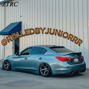 สปอยเลอร์หลังคาร์บอนไฟเบอร์แท้ทรง M4 สำหรับ Q50 Q50S Q50L ปี 2013-2025 - Product Image 6