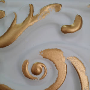 Pannelli artistici Drop-in pannelli in PVC impreziositi Design europeo centro commerciale Hotel ospedale ristorante soffitto facile installazione - Product Image 2