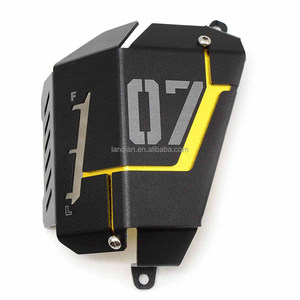 Pour YAMAHA <span class=keywords><strong>MT</strong></span>-<span class=keywords><strong>07</strong></span> 2014-<span class=keywords><strong>2016</strong></span> FZ-<span class=keywords><strong>07</strong></span> MT07 FZ <span class=keywords><strong>07</strong></span> Accessoires de moto Grille de radiateur Garde de protection du réservoir d'eau en aluminium - Product Image 3