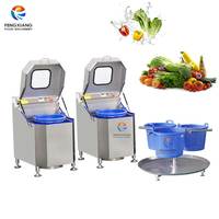Essoreuse Commerciale en Acier Inoxydable pour Salades, Légumes, Oignons et Thé, Capacité 250-400 kg/h, Fourniture d'Usine