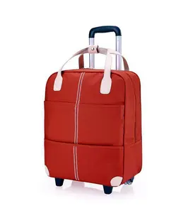 Fabrika özelleştirilmiş yeni ürün seyahat küpleri bavullar için düşük fiyat kırmızı çanta