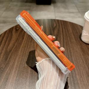 Coque d'angle translucide Color Master adaptée aux étuis de téléphone Apple 17/16, coque transparente intégrale avec rebord surélevé pour 13/14 - Product Image 3