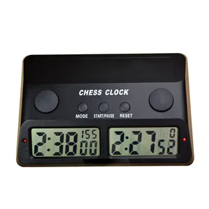 Orologio da scacchi digitale funzione di memoria Timer portatile con torneo e tempo Bonus caratteristiche professionali per giochi da tavolo Timer