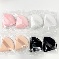 Haute qualité doux visage Triangle doux Portable coton beauté cosmétique poudre bouffée velours maquillage bouffée Triangle