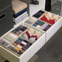 Organisateur de placard pliable multi-compartiments en tissu – Rangement écologique, durable et imperméable pour outils et sacs de salon