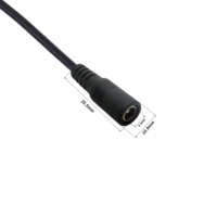 Câble de surveillance de prise 5521, câble de télévision, caméra espion, caméra CCTV, câble USB A vers USB C, convertisseur de câble, alimentation 24V vers 12V