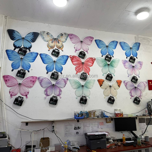 อุปกรณ์ประกอบฉากงานแต่งงาน ผีเสื้อไบโอนิค LED โรแมนติก ควบคุมด้วยรีโมท ออร์นิธอปเตอร์ ผีเสื้อบินได้ สำหรับงานขอแต่งงาน - Product Image 6