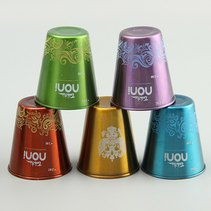 Vasos de Acero Inoxidable Tahitian Noni de 60 ml, Juego de Vasos Portátiles Multicolores para Viaje - Product Image 2