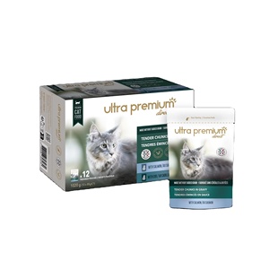 Hot Bán Tinh Khiết Thành Phần Cá Hồi & Cá Tuyết Đấu thầu Khối Trong Nước Thịt Ướt Thức Ăn Cho Mèo Bán Buôn - Product Image 1