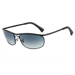 Gafas de Sol Clásicas de Marca de Lujo con Marco Ovalado de Metal Dorado Pulido y Lentes Naranja con Protección UV400 para Hombre y Mujer, en Existencia - Product Image 5