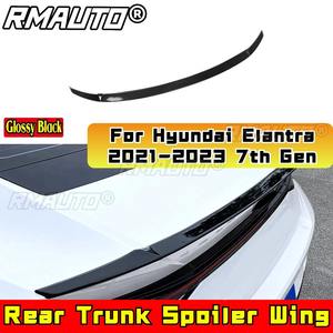 Alerón Trasero para Maletero, Alerón de Techo, Kit de Carrocería Compatible con Hyundai Elantra 2021-2023 7ª Generación, Accesorios para Automóviles - Product Image 2