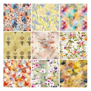 Vente en gros sur mesure Tissu imprimé rayonne Tissus doux Tissu respirant 100 viscose rayonne pour robe femme - Product Image 5