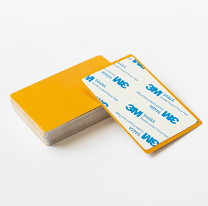 Xinrunjin แผ่นโลหะกาวหลายสี86X54มม. คุณภาพสูงออกแบบได้ตามต้องการ - Product Image 3