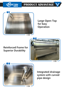 Acquario in Acciaio Inossidabile SUS304 per Uso Alimentare, Conforme allo Standard GB 4806.9-2023, Antiruggine per Laboratori Alimentari - Product Image 4