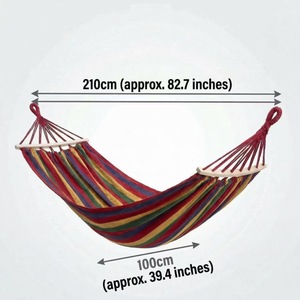 Hamaca de Lona Personalizada al por Mayor de Fábrica, Hamaca Plegable Resistente, Portátil y Ultraligera para Acampar al Aire Libre - Product Image 4