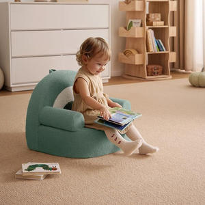 Canapé enfant confortable et moelleux au design moderne, lit de rangement en peluche pour chambre, maternelle, espace de repos, haute densité - Product Image 3