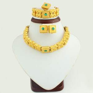 Dubai Disegni Di Gioielli Moda 18 K Oro Gioielli Da sposa - Product Image 2